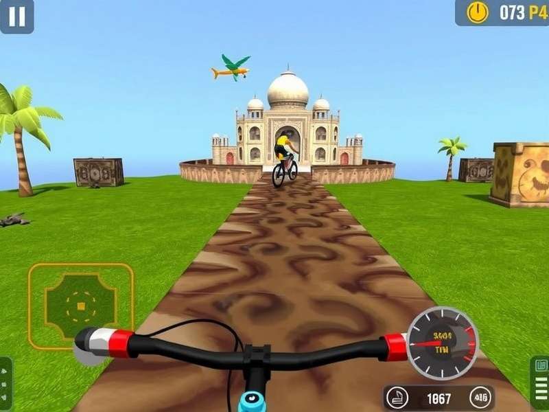 Indian Cycling Expedition Game Screenshot